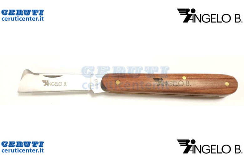 Coltello Innesto Inox Manico Legno