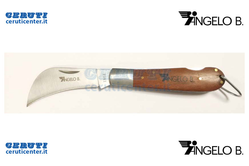 Coltello Innesto Inox 1/2 Volta 19 Manico Legno