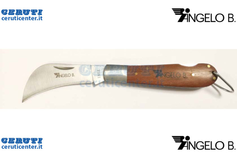 Coltello Innesto Inox 1/2 Volta 19 Manico Legno