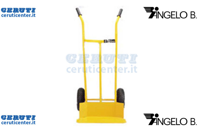 Carrello Portasacchi In Acciaio R/Piena