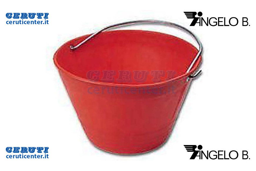 Secchio Extra Rosso Rinforzato 36