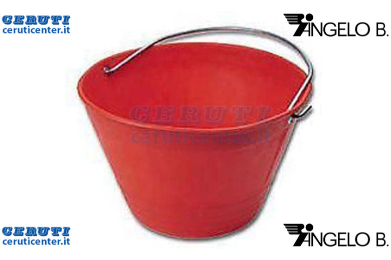 Secchio Extra Rosso Rinforzato 36