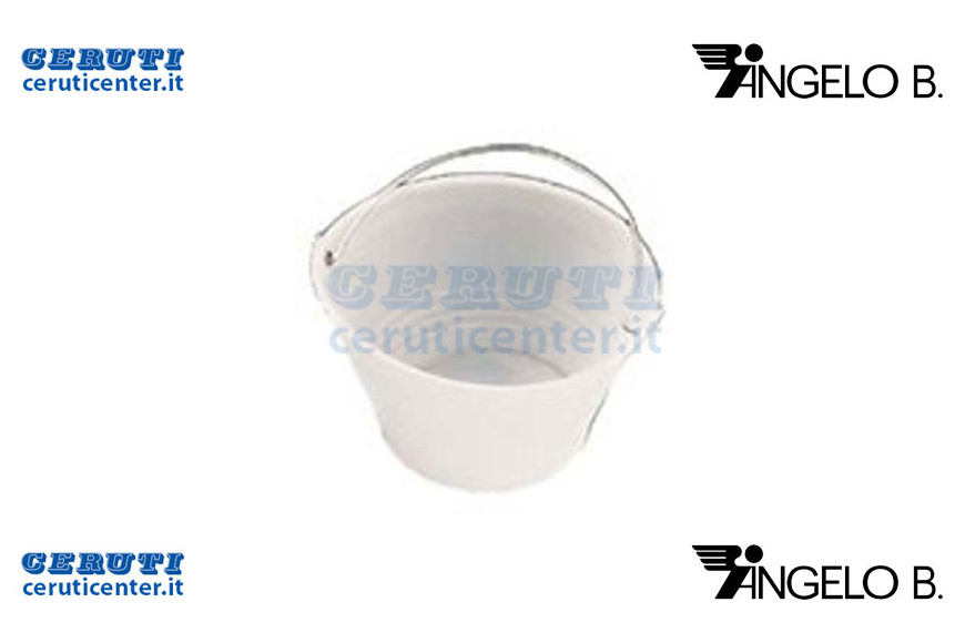 Secchio Plastica Bianco 36