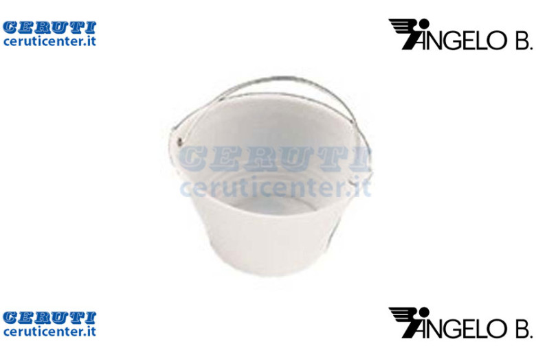 Secchio Plastica Bianco 36