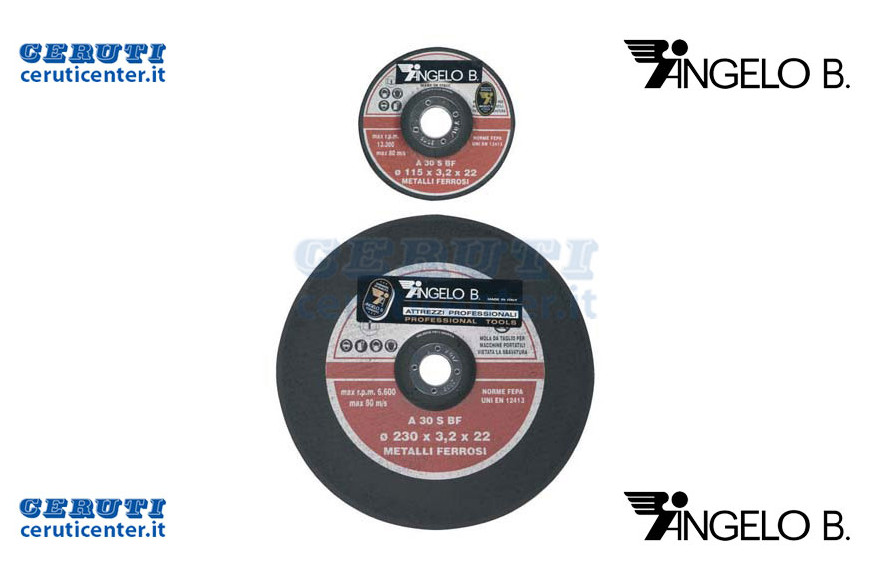 Disco Abrasivo Per Ferro 230X3,2X22