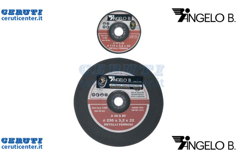 Disco Abrasivo Per Ferro 115X3.2X22