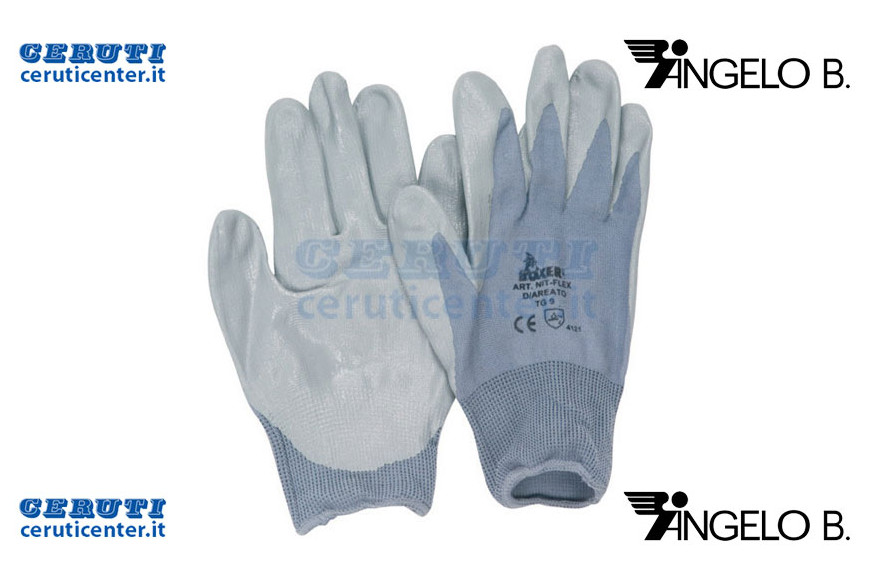 Guanti Nitflex (Grigi) Tg. 9