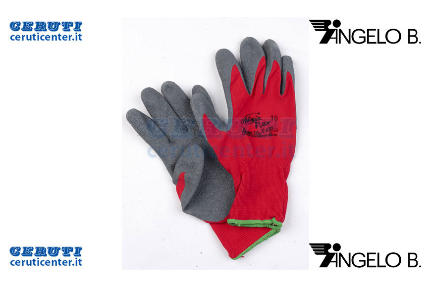 Guanti Nylon Ninja Dorso Gomma 9