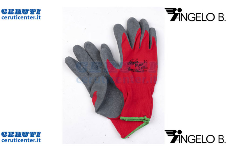 Guanti Nylon Ninja Dorso Gomma 9