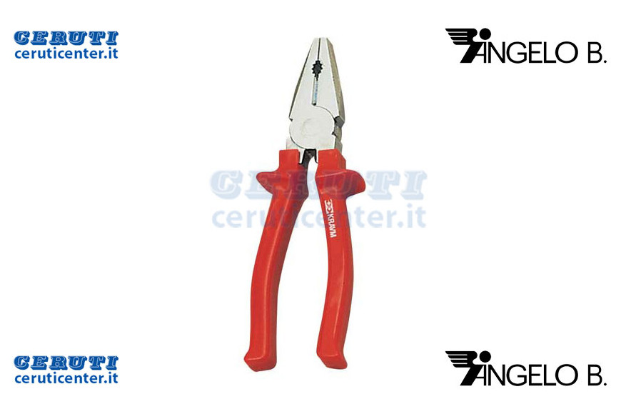 Pinza Universale Crom. Cm. 20 M.Ci Isol.