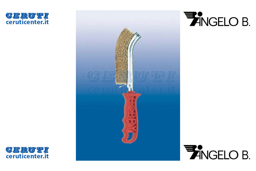 Spazzola Hobby Filo Ottone M/Plast.