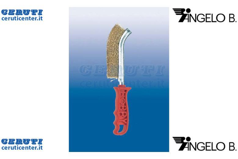 Spazzola Hobby Filo Ottone M/Plast.