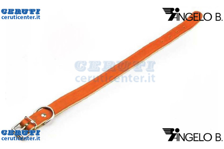 Collare Cane Bufalo Arancio 1X30