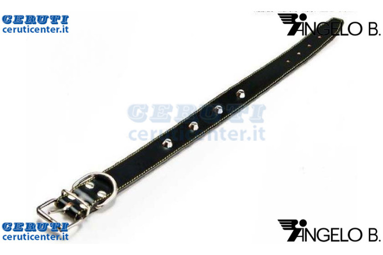 Collare Cane Cuoio/Borc. 3,5X61
