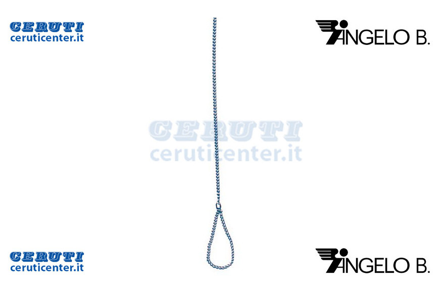 Guinzaglio Cane Tutta Catena Cromato 95
