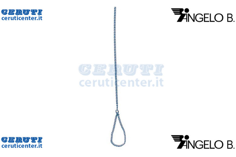 Guinzaglio Cane Tutta Catena Cromato 95