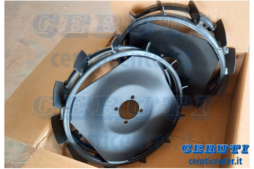Wheels 49 cm Iron / a cage Motocoltivatore Ferrari BCS Pasquali - Original BCS - 92242474