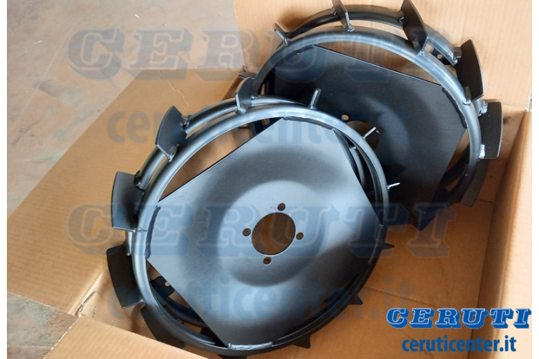 Wheels 49 cm Iron / a cage Motocoltivatore Ferrari BCS Pasquali - Original BCS - 92242474
