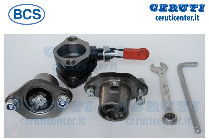 Tiene 4 herramientas BCS para conectarse rápidamente a su motocoltivatore?