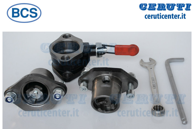 Tiene 4 herramientas BCS para conectarse rápidamente a su motocoltivatore?