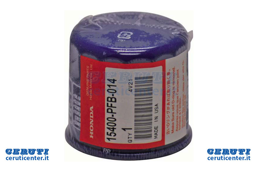 Filtro Olio Mm 60X70X70 Gcv520 Ex15400Pfb014 - Aho 15400Zz3003