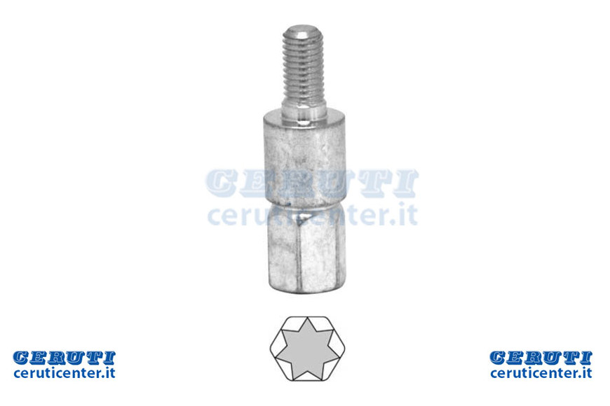 Rainurée insert 7 dents - Ag 1469001