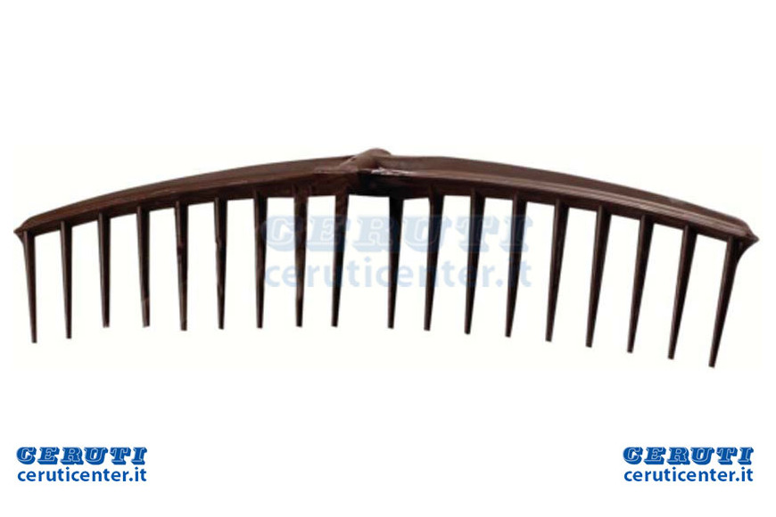 Rake In Plastic "Agro" 18 Teeth Without handle - V003933