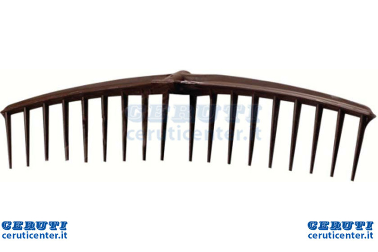 Rake en plastique « Agro » 18 dents sans poignée - V003933
