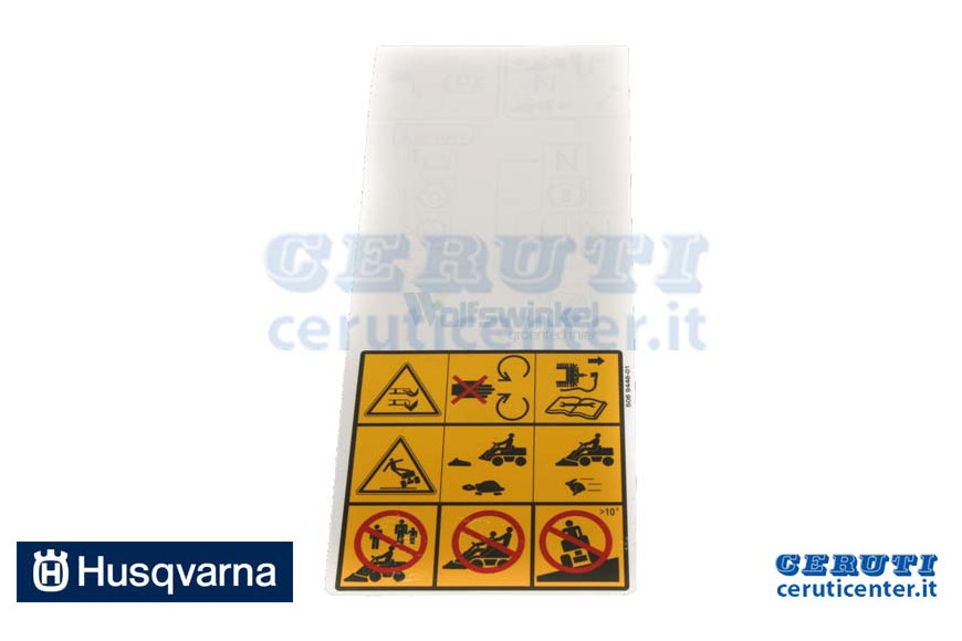 Etichetta - Originale Husqvarna - 506944801