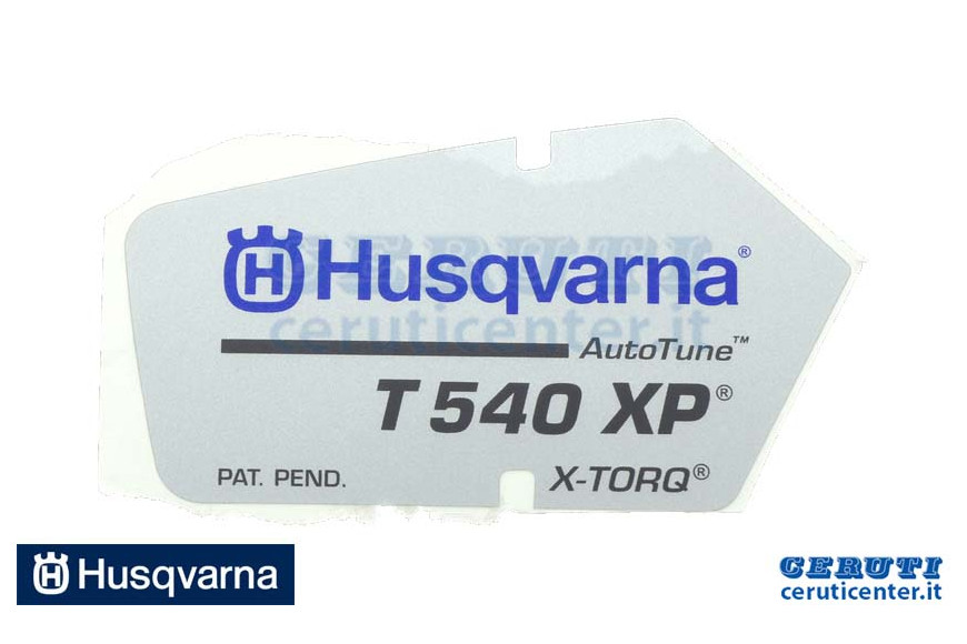 T540Xp Label - Original Husqvarna - 506 941 901
