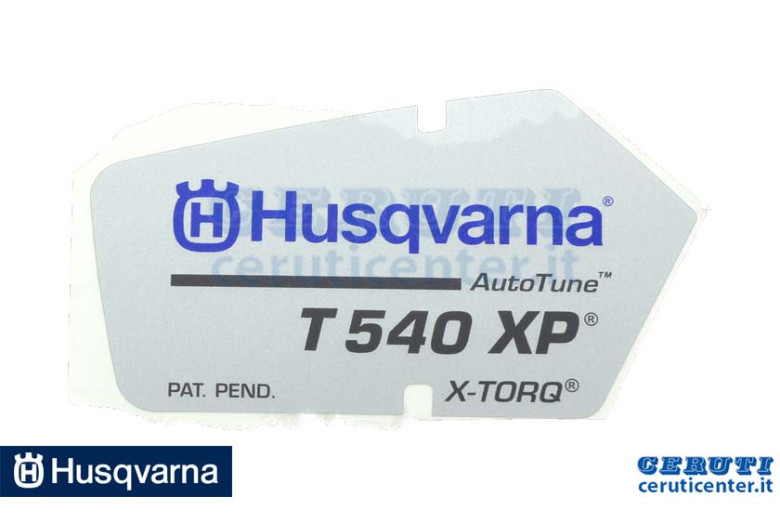 T540Xp Etikett - Original Husqvarna - 506 941 901