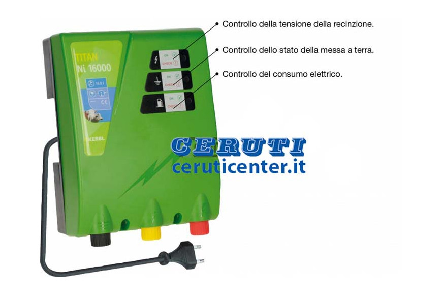 Elettrificatore Titan Ni 16000 Supply 230 V