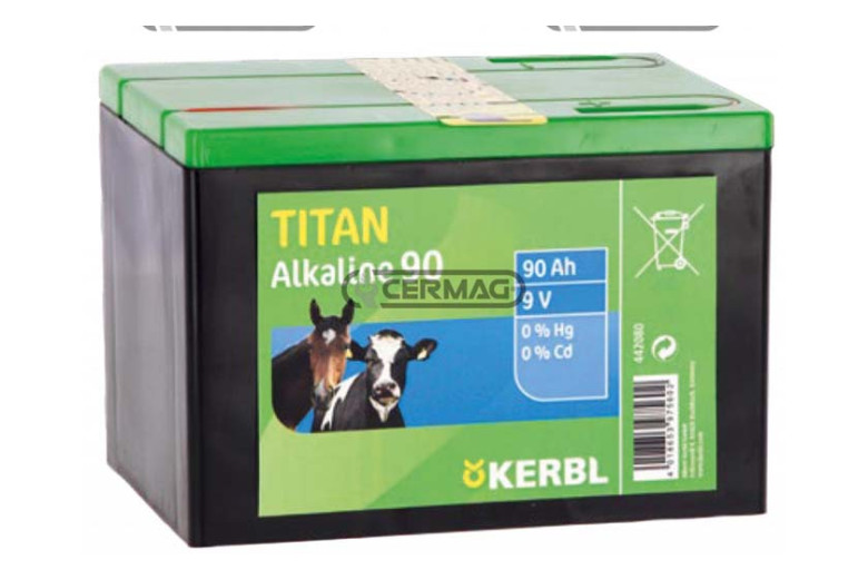 Batteria Alcalina Titan 90 9V 90A