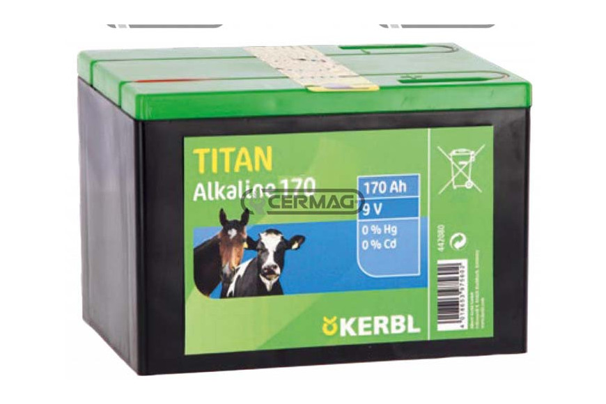 Batteria Alcalina Titan 90 9V 90A
