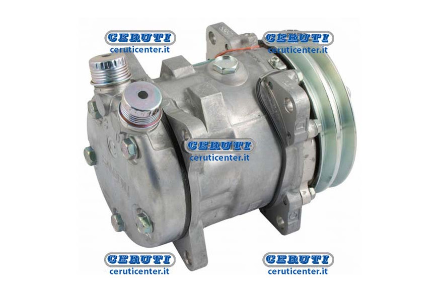 Compressore Sanden 5H09 Rotolock 5600 Per Gas R134 Tensione 12 V Puleggia 2 X 125 Mm - Adattabile 5600, 5076