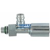 Straight Female Fitting With: O-Ring And High And Low Pressure Valve For R134