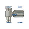 90° Female Fitting With: O-Ring And High And Low Pressure Valve For R134