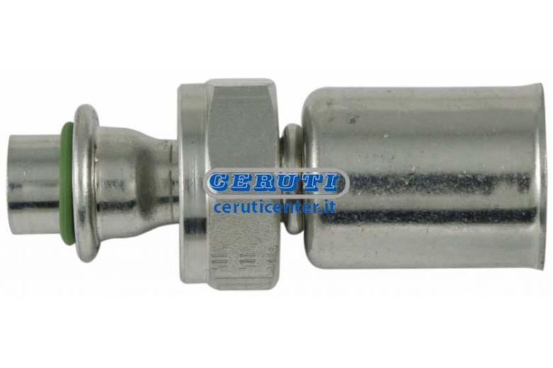 Raccord Femelle Droit A 90° Avec Joint Torique Et Bague Tournante Rotolock