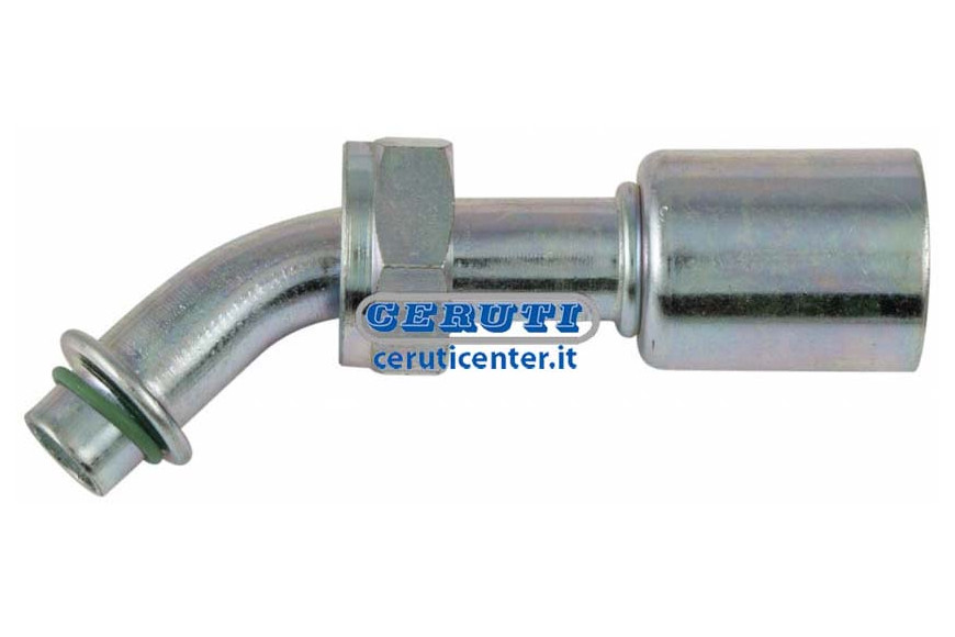 45° Female Fitting With O-Ring And Rotolock Swivel Ring