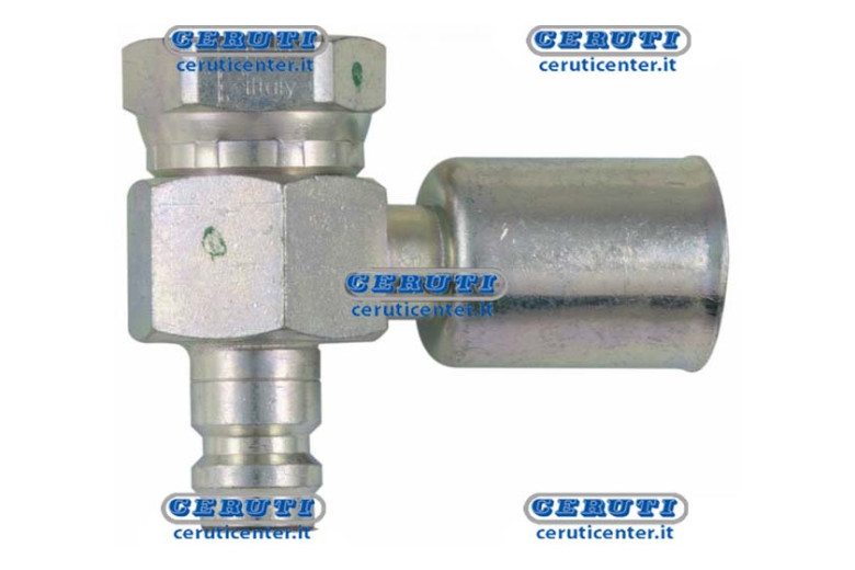 90° Aufschraubung Mit: O-Ring - Drehmutter Rotolock - Ventil Hoher Und Niedriger Druck Für R134