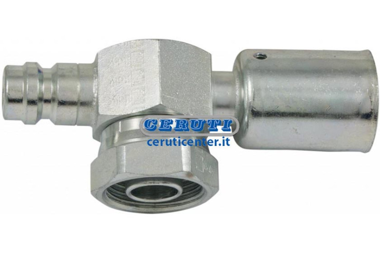 90° Aufschraubung Mit: O-Ring - Drehmutter Rotolock - Ventil Hoher Und Niedriger Druck Für R134