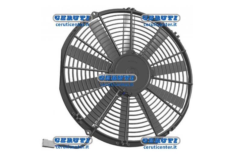 Électroventilateur Va08-Ap51 / C23A - Tension Aspirant 12 V Diamètre Extérieur 382 Mm