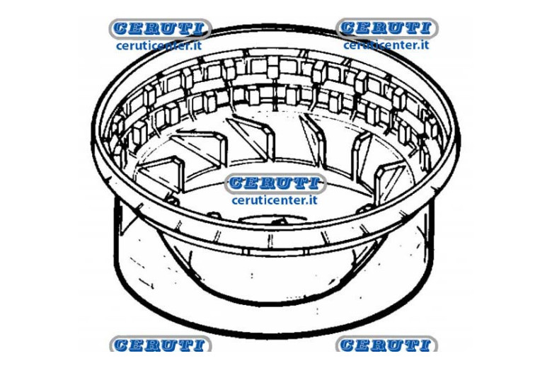Corpo Trasparente Pref. Acme Adn45 - Parti Trasparenti Per Prefiltri Ciclone - Adattabile a 059151