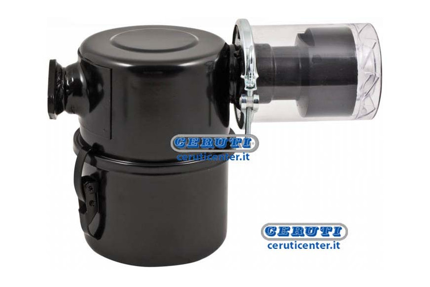 Oil-Bath Air Filter With Lateral Cyclone Prefilter