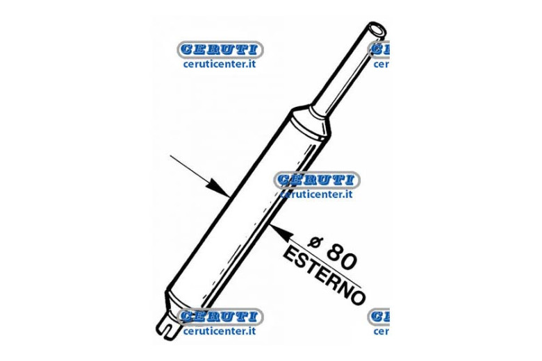 Silenziatore Landini Modelli Vari - Adattabile 1683796M3