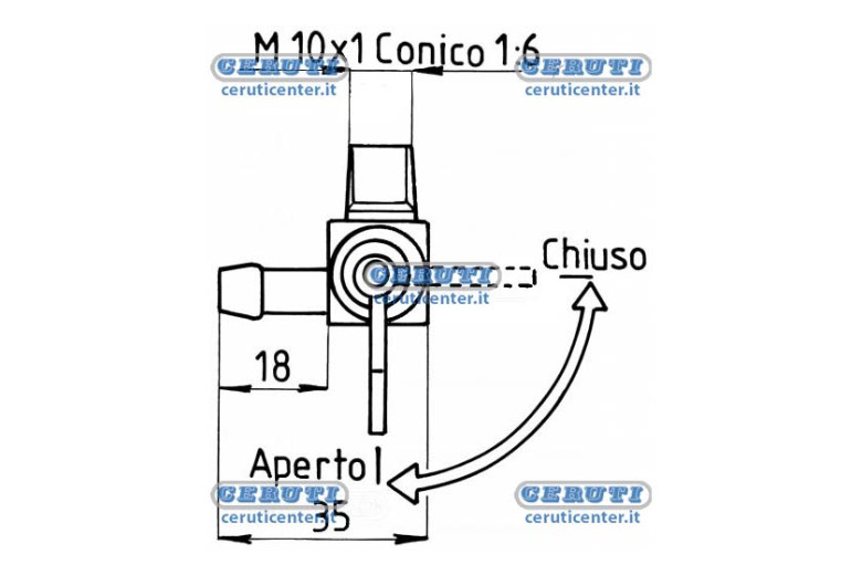 Llave Para Depósito Gasolina Y Petroleo