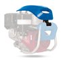 Bonnet Kit Honda GX270 B & S 1450 - BCS Original - 92257440