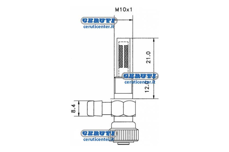 Rubinetto Serb. M10X1 Conico (5Pz) - Rubinetti Per Serbatoi Benzina E Petrolio