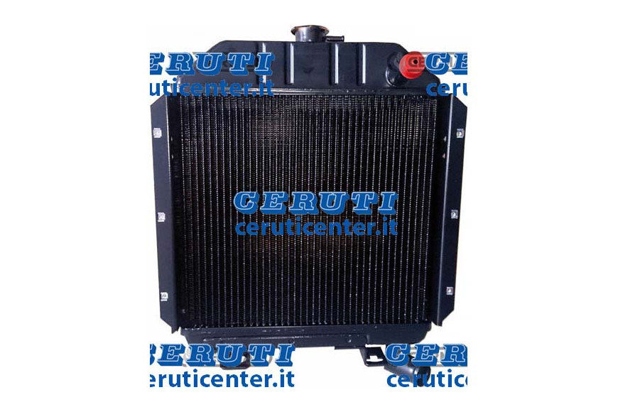 Radiatore Per Case Ih - Radiatore In Rame Per Case Dimensioni L x h x p 410-445 x 510 x 95 Mm