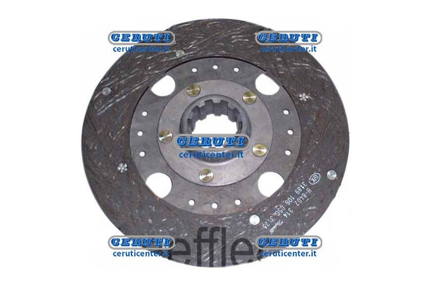 Disco Presa Di Forza Rigido In Ferodo225 x 145 x 3,544 x 38 x 7 -10 Cave - Disco Friz. 25 Mf Tessuto